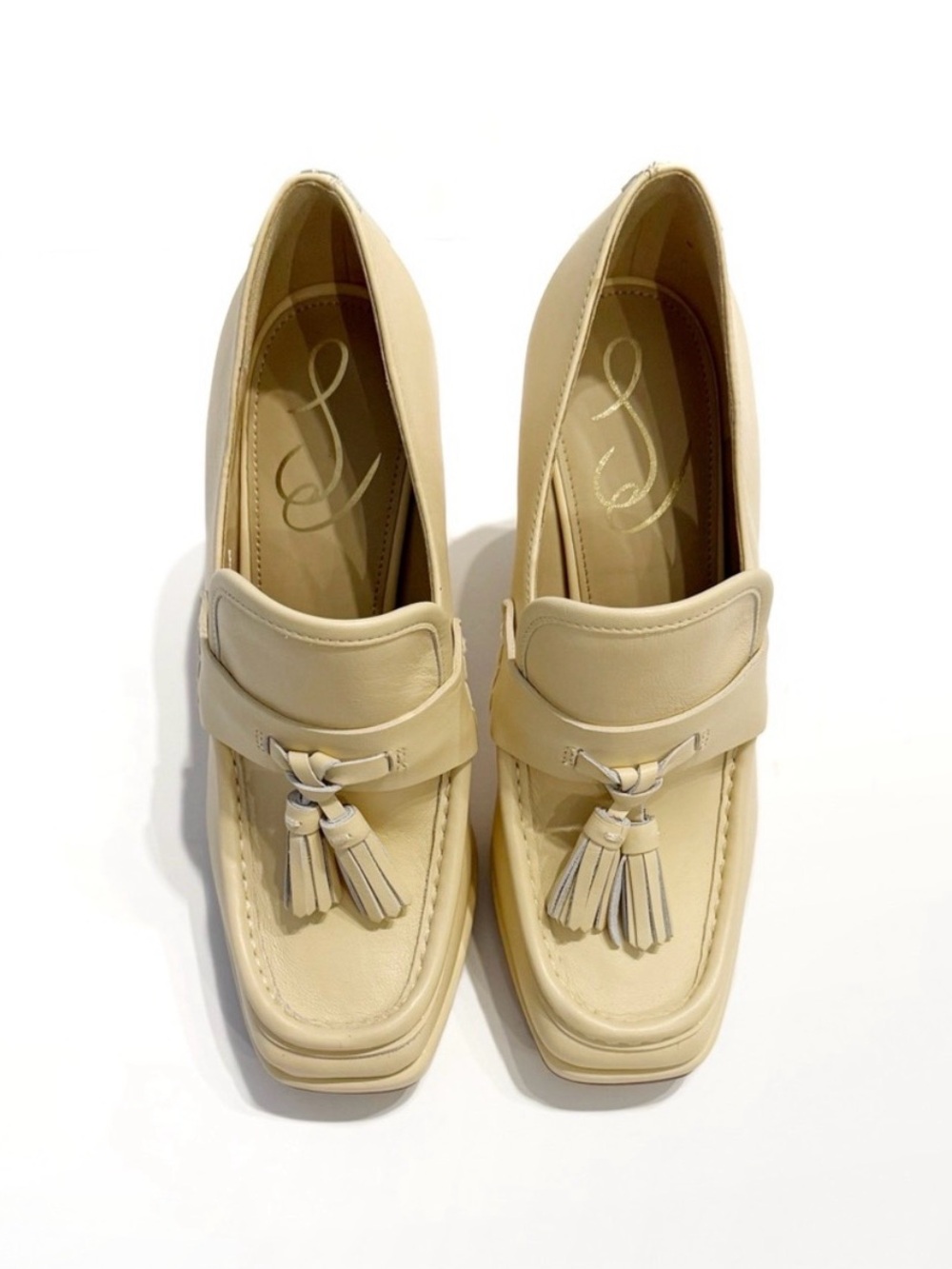 Sam Edelman Jed Heels, Color Eggshell Size 7 NWB - Picture 5 of 12